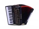 Piano accordion of 37 key and 80 bass with A Mano reeds