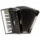 Piano accordion of 37 key and 96 bass with tone chamber (cassotto) and special reeds