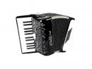 Piano accordion of 26 key and 48 bass with Tipo A Mano reeds
