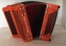 French chromatic accordion of 47 notes (77 buttons) and 96 bass