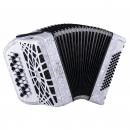 Chromatic button accordion of 34 notes and buttons of C-system and 60 bass with special reeds