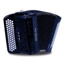 Chromatic button accordion of 46 notes (60 buttons) of B-system and 80 bass with special reeds