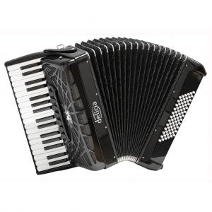 Piano accordion of 34 key and 72 bass with standard reeds 