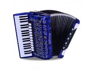 Piano accordion of 37 key and 96 bass with standard reeds 
